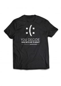 tshirt you decide merchandise enotainment wine with spirit