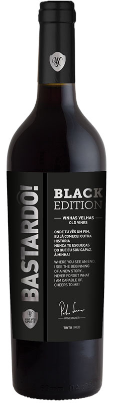 vinho tinto bastardo black edition wine with spirit